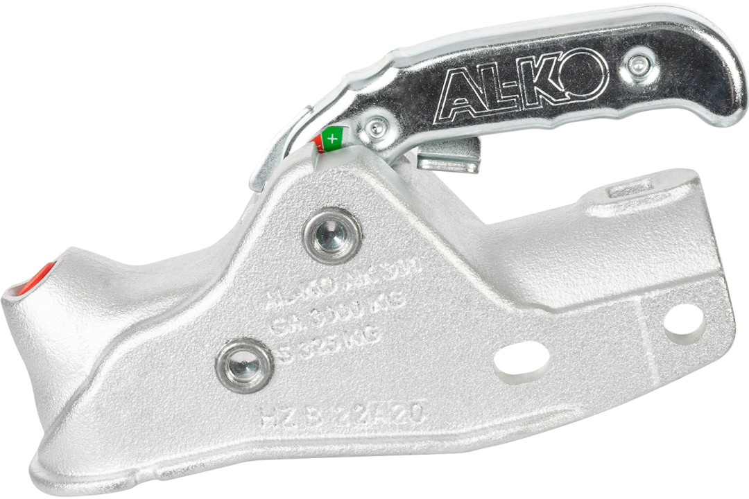 Tête d'attelage AL-KO AK 301 – 3000 kg – timon rond Ø50 mm – fonte