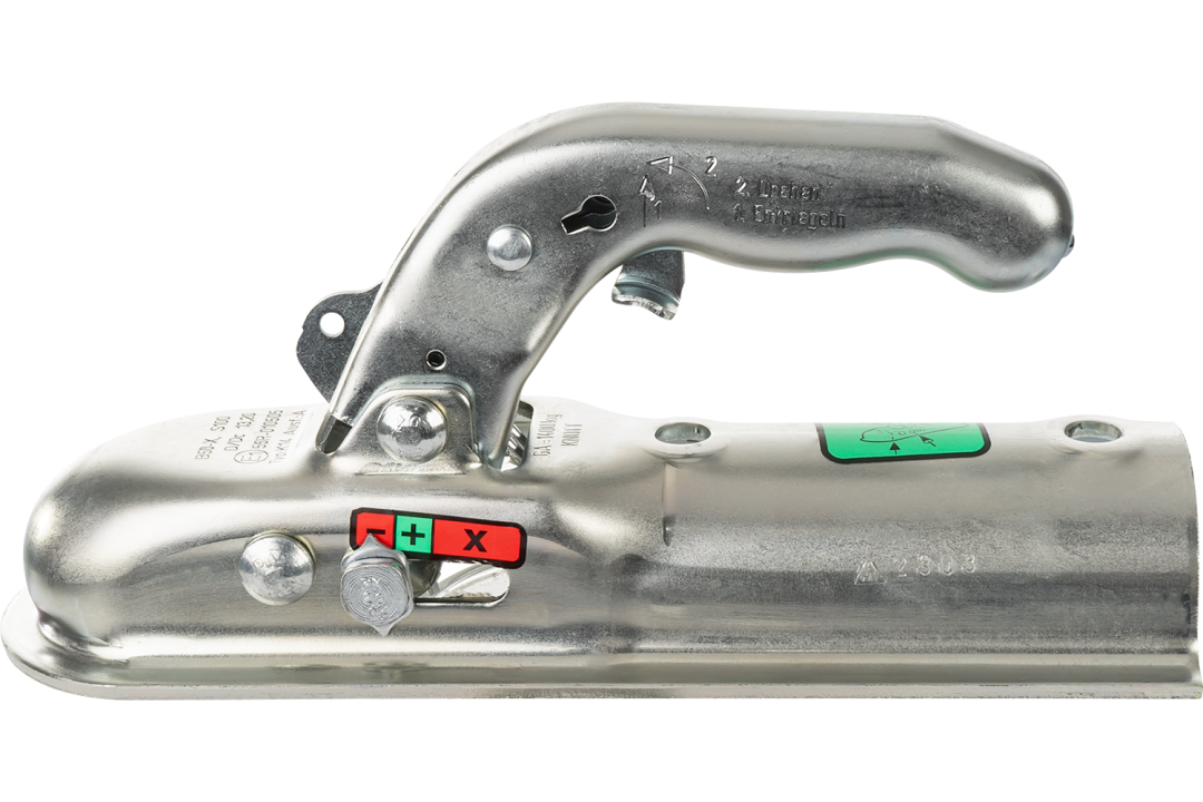 Tête d'attelage KNOTT K14-A – 1400 kg – timon rond Ø50 mm