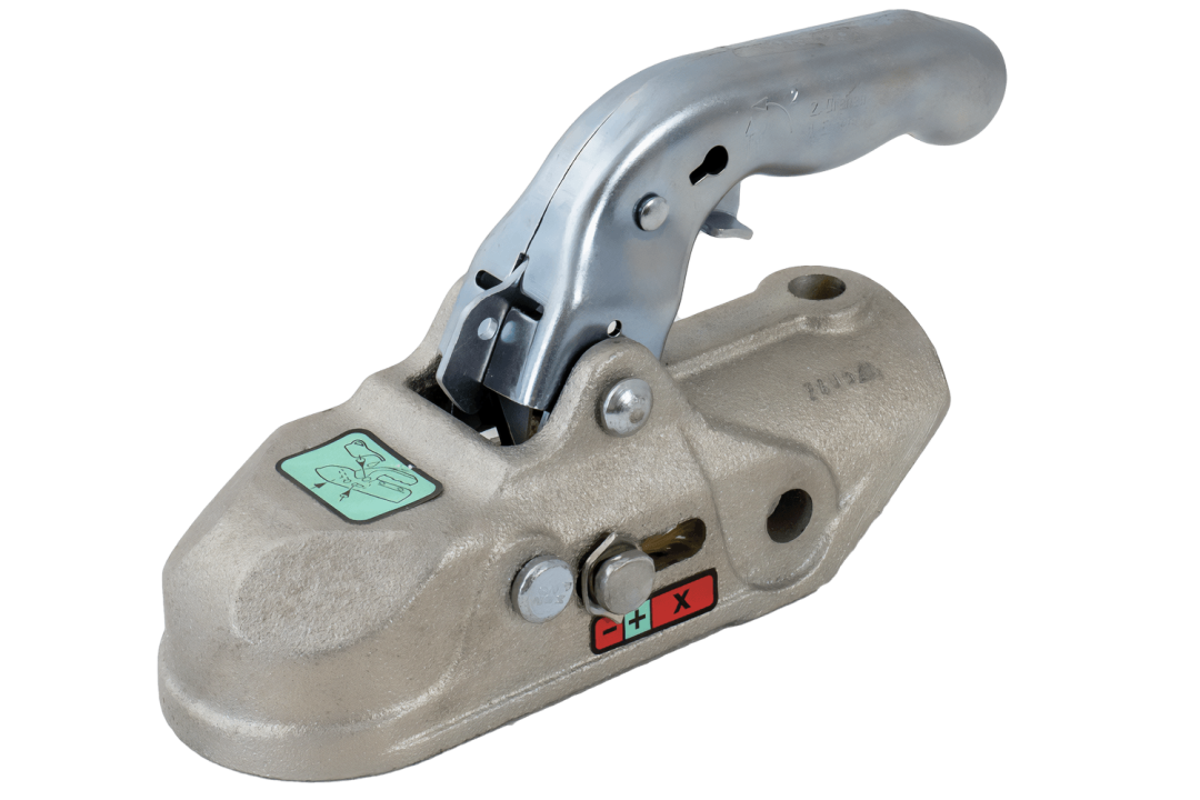 Tête d'attelage KNOTT K27-A – 2700 kg – timon rond Ø50 mm – fonte