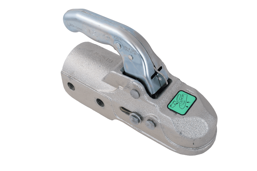 Tête d'attelage KNOTT K35-C – 3500 kg – timon rond Ø60 mm – fonte
