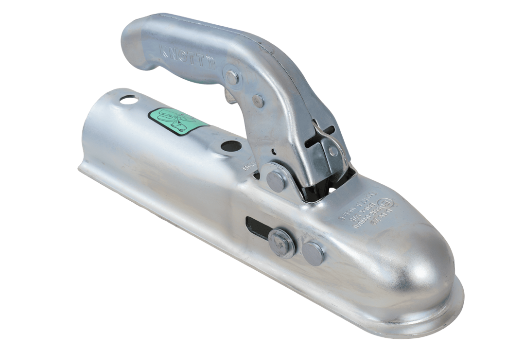 Tête d'attelage KNOTT K7,5-C – 750 kg – timon rond Ø50 mm