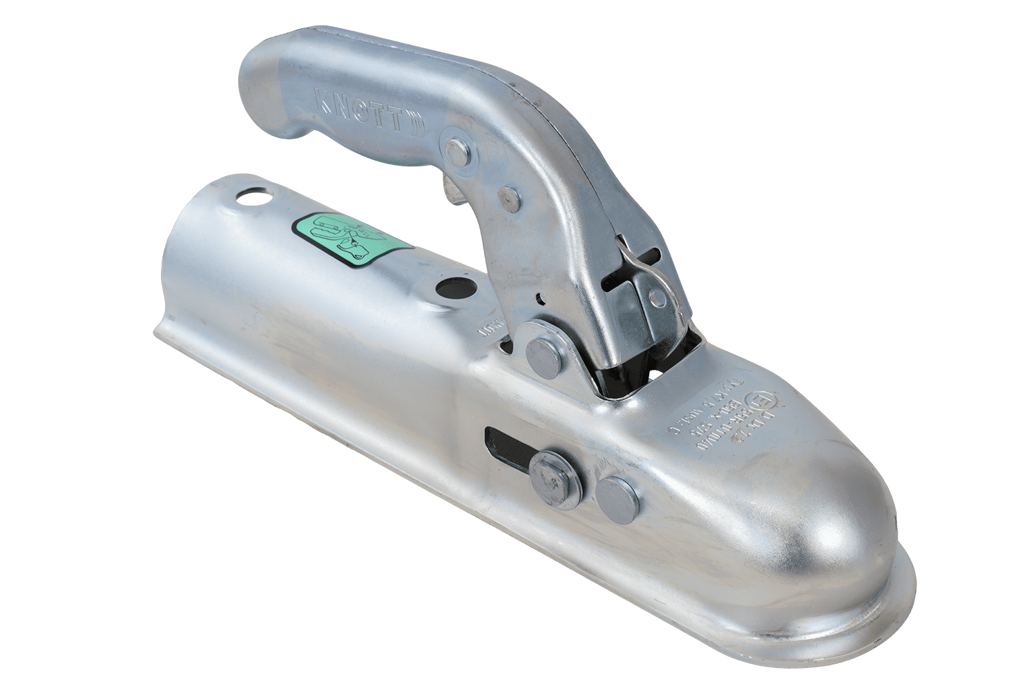 Tête d'attelage KNOTT K7,5-C – 750 kg – timon rond Ø50 mm