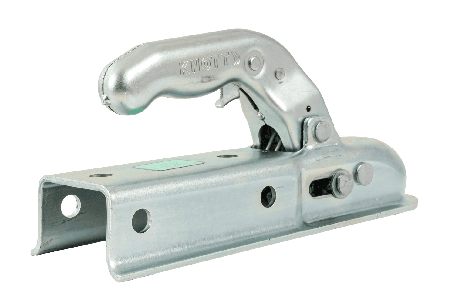 Tête d'attelage KNOTT KQ14-B – 1400 kg – timon carré 60 mm