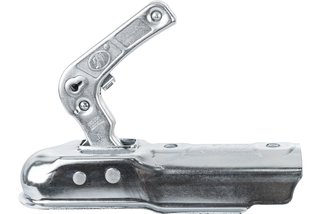 Tête d'attelage STEELPRESS ZSK-0750C – 750 kg – timon rond Ø50 mm