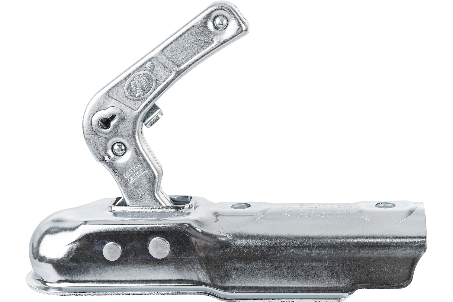 Tête d'attelage STEELPRESS ZSK-0750C – 750 kg – timon rond Ø50 mm