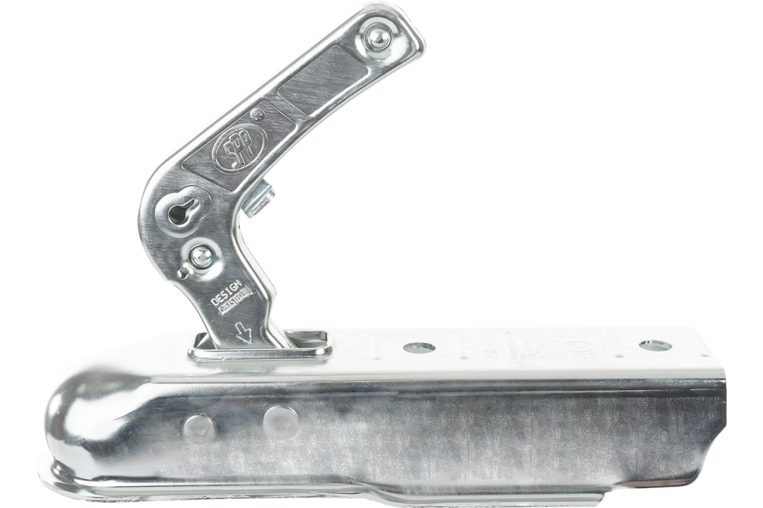 Tête d'attelage STEELPRESS ZSK-0750H – 750 kg – timon carré 50 mm