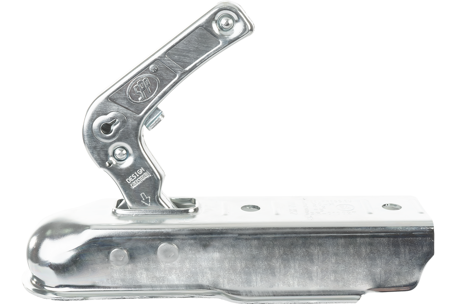 Tête d'attelage STEELPRESS ZSK-0750H – 750 kg – timon carré 50 mm