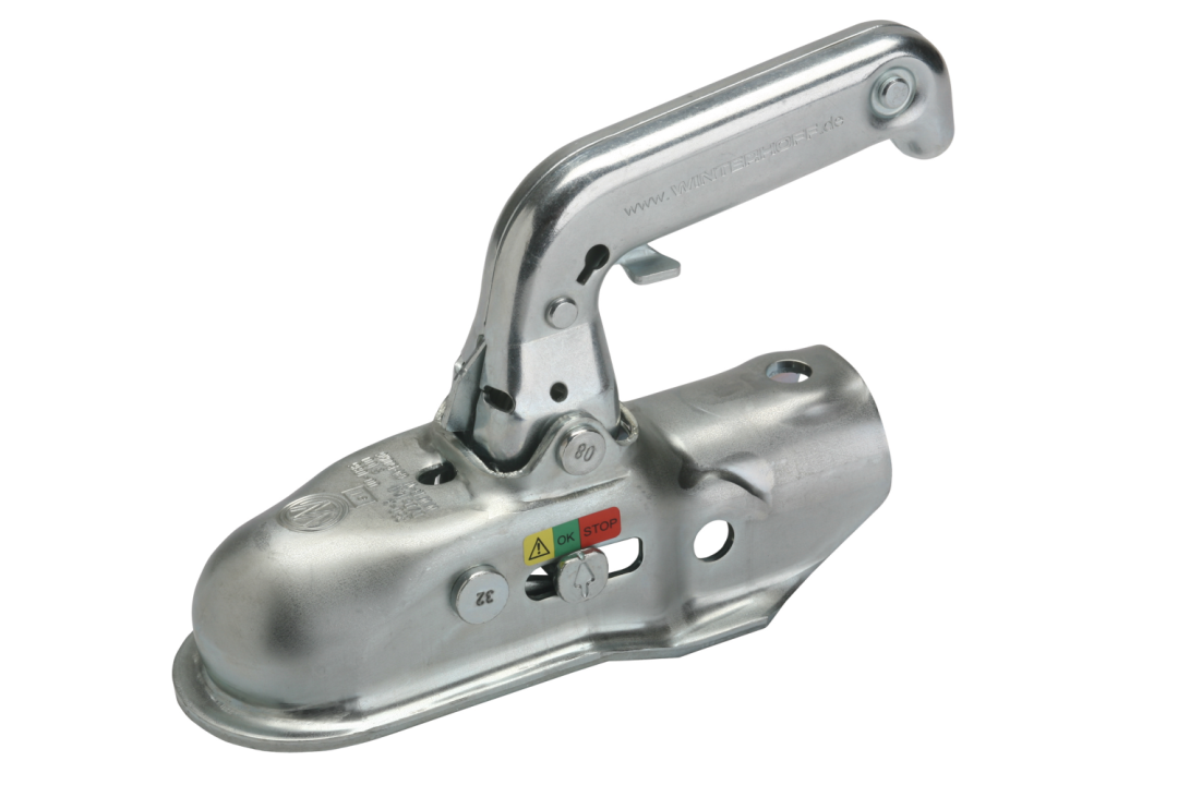 Tête d'attelage WINTERHOFF WW 220-RB – 2200 kg – timon rond Ø50-51 mm