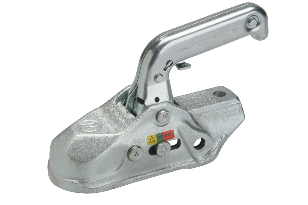 Tête d'attelage WINTERHOFF WW 30-D2 – 3000 kg – timon rond Ø45-46 mm – fonte