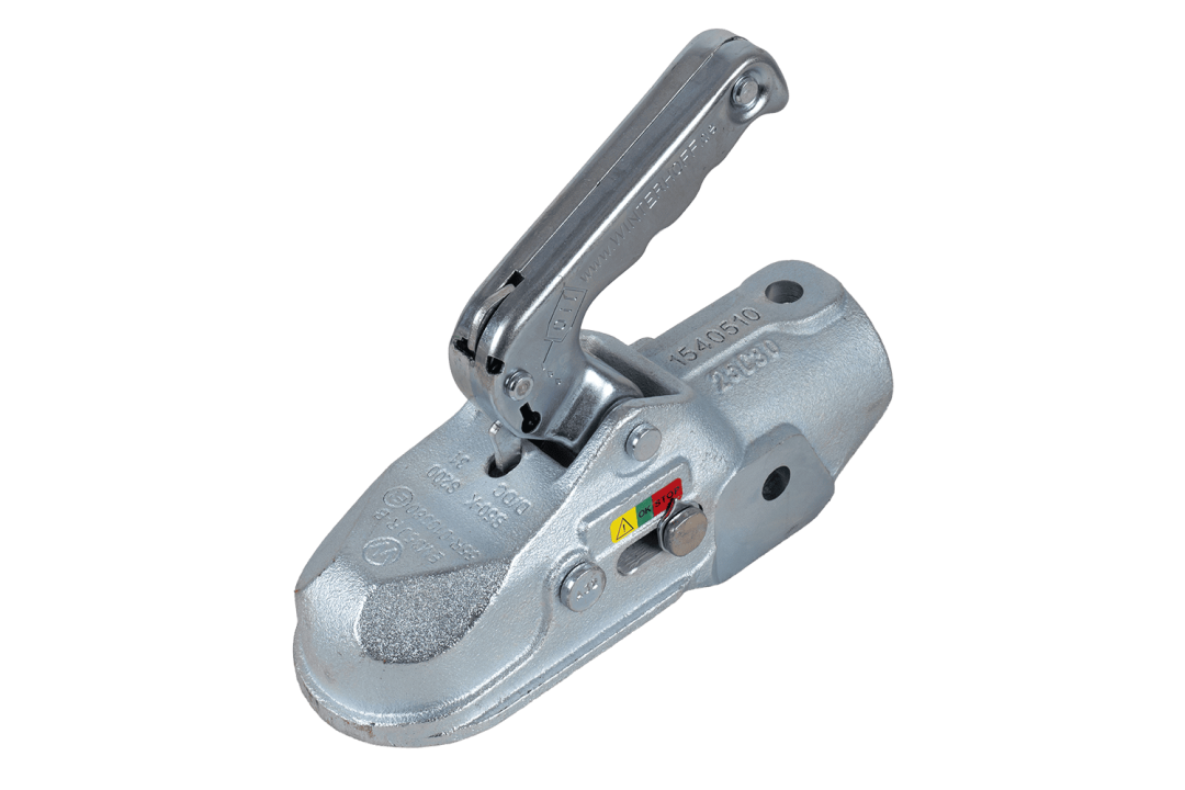 Tête d'attelage WINTERHOFF WW 350-RB-K1212 – 3500 kg – timon rond Ø50 mm – fonte
