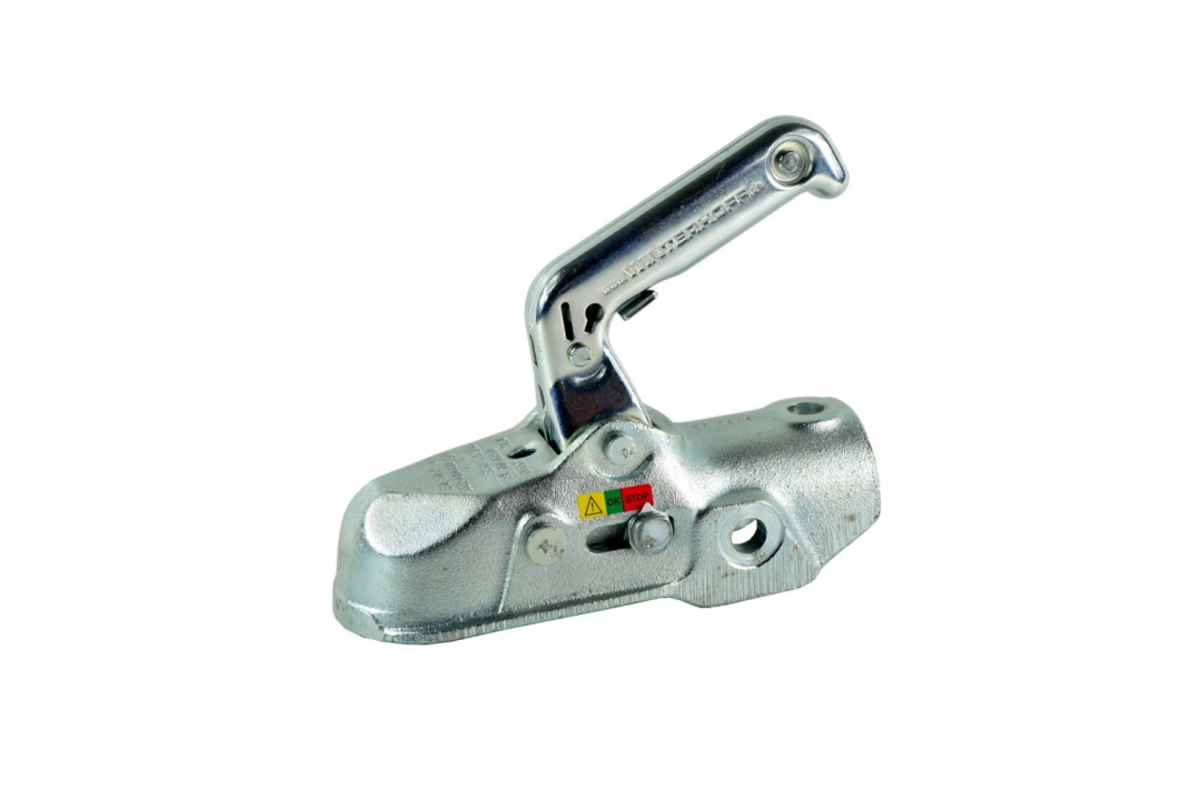Tête d'attelage WINTERHOFF WW 350 RC-K1414 – 3500 kg – timon rond Ø60 mm – fonte