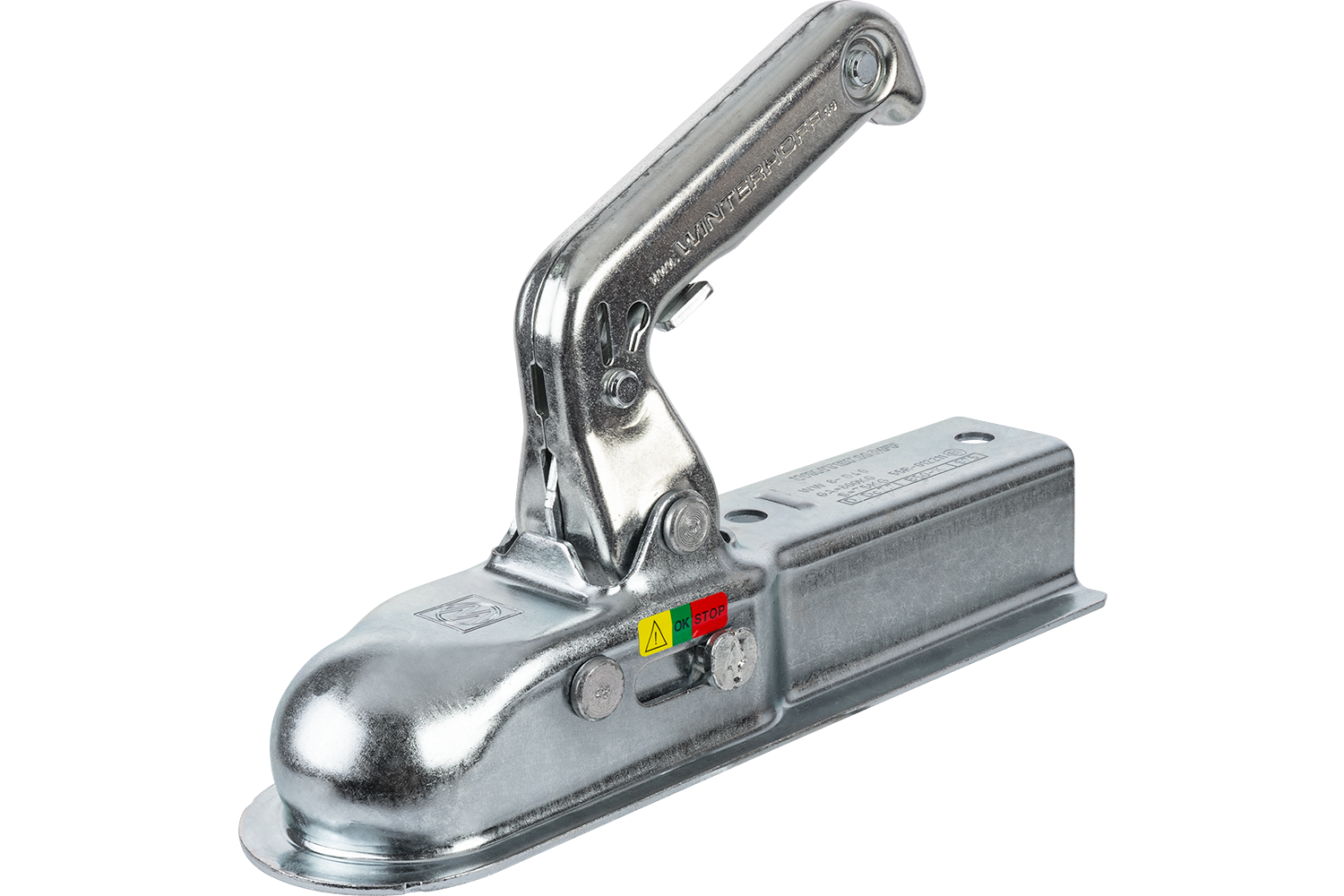 Tête d'attelage WINTERHOFF WW 8-D40 – 800 kg – timon carré 40 mm