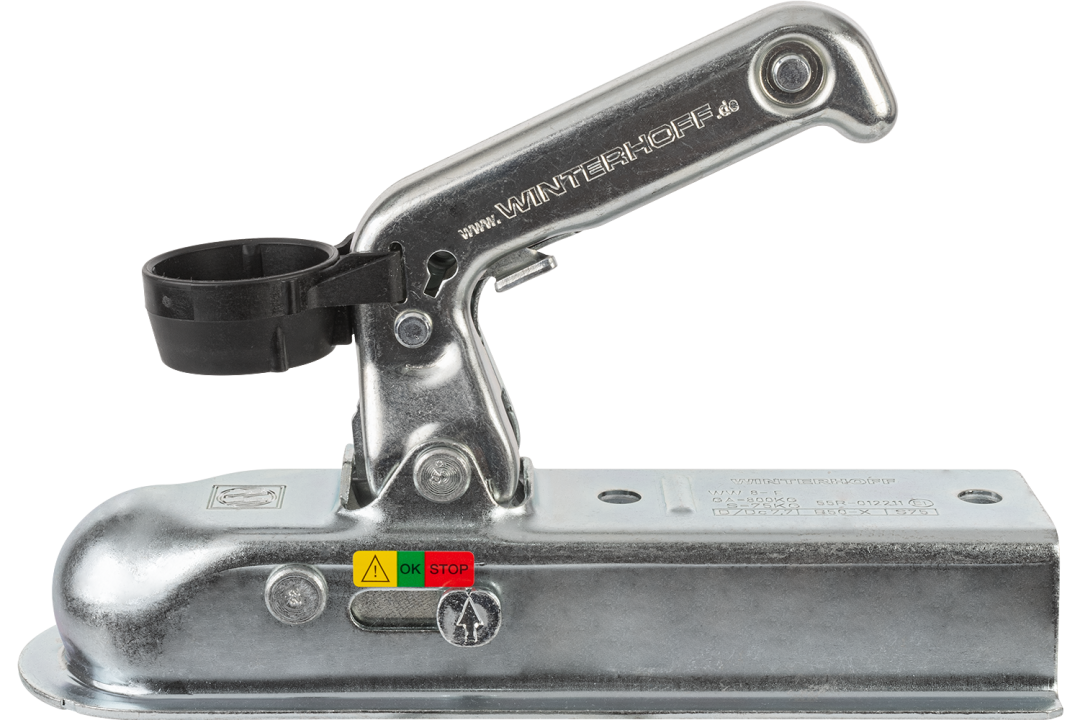 Tête d'attelage WINTERHOFF WW 8-E+HAL – 800 kg – timon carré 50 mm