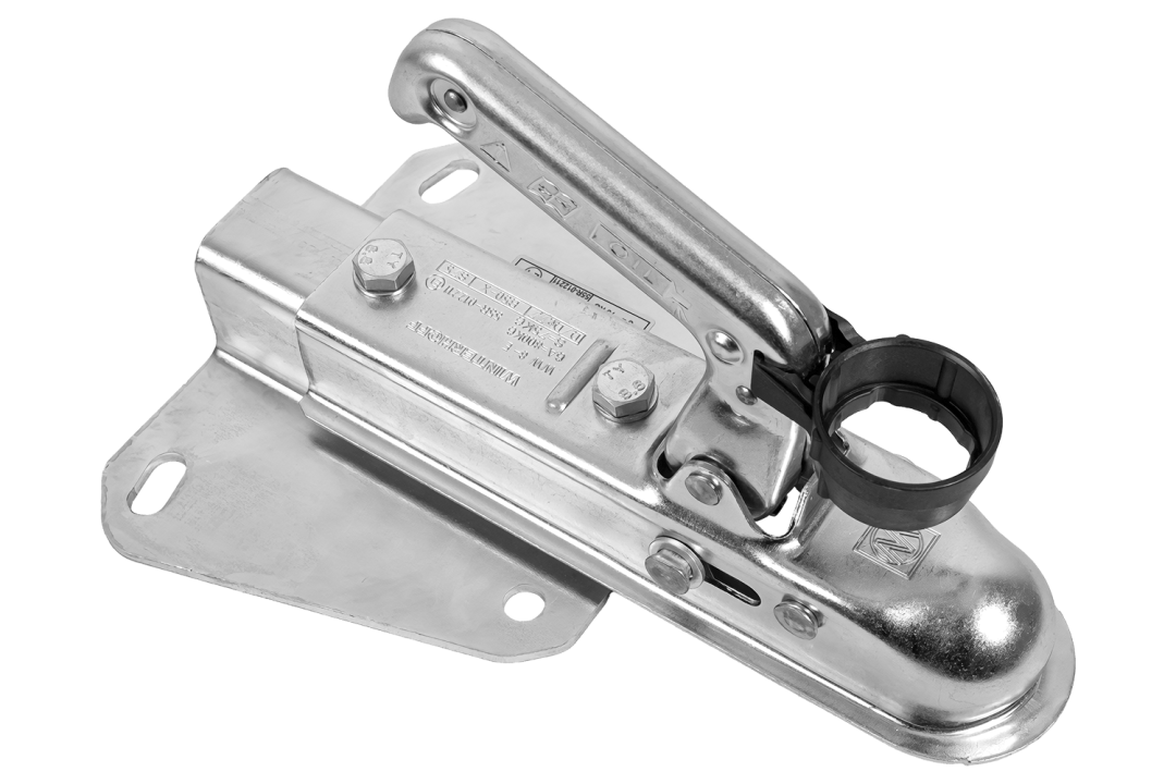 Tête d'attelage WINTERHOFF WW 8-G + adaptateur V – 800 kg – timon en V